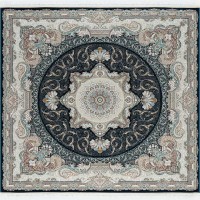 Иранский ковер Shahname 1500 144 Синий квадрат